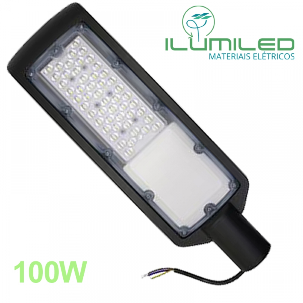 LUMINÁRIA PÚBLICA LED SMD - 100W - IP68 - BRANCO FRIO