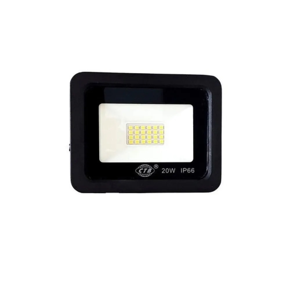 REFLETOR LED BLR-20F CARCAÇA PRETO