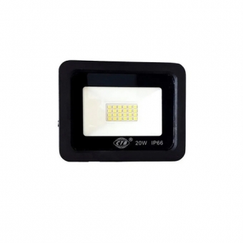 REFLETOR LED BLR-20F CARCAÇA PRETO