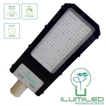 LUMINÁRIA PÚBLICA - COM SENSOR - 100W - IP65