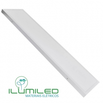 PLAFON SOBREPOR LED 30x60 - 36W - BRANCO FRIO
