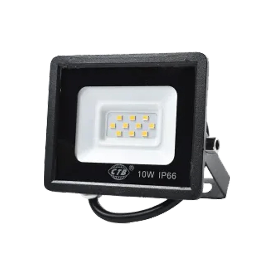 REFLETOR LED BLR-10F CARCAÇA PRETO