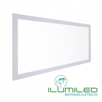 PLAFON EMBUTIR LED 48W - RETANGULAR - Branco Frio ou Neutro