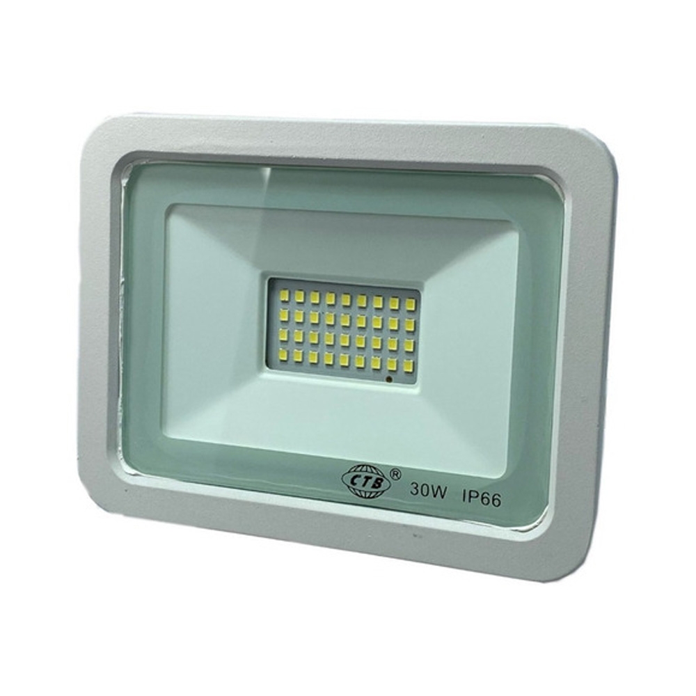REFLETOR LED BLR-30F CARCAÇA BRANCA