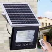 REFLETOR LED 60W COM PLACA SOLAR E CONTROLE REMOTO