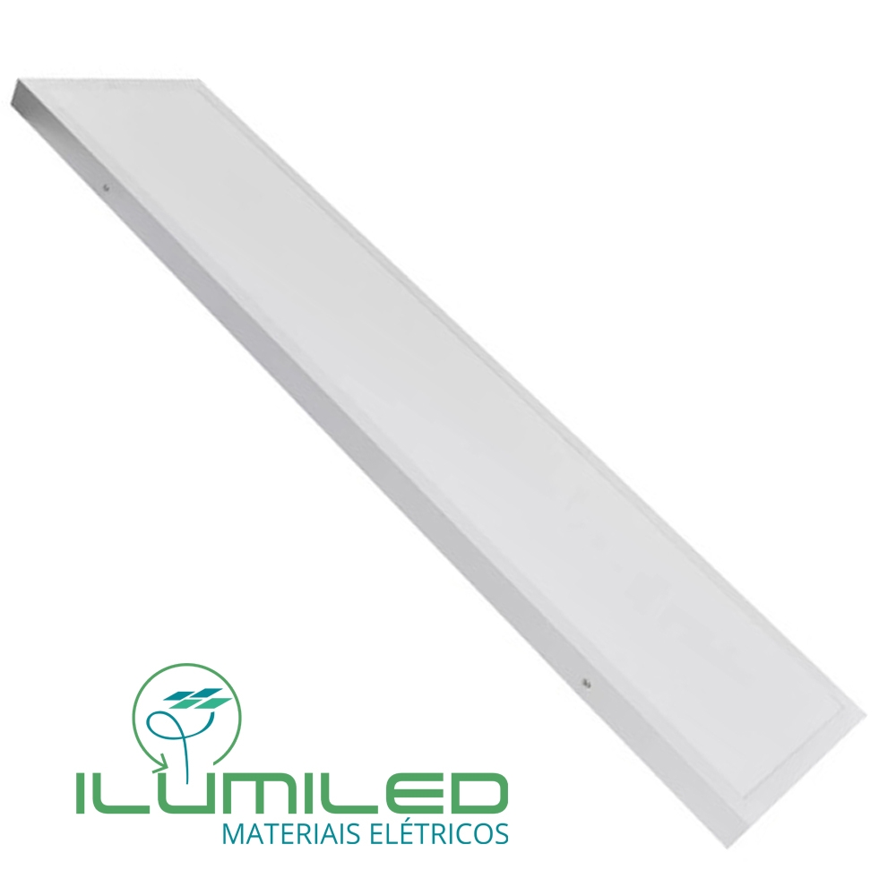PLAFON SOBREPOR LED 15x120 - 36W - BRANCO FRIO