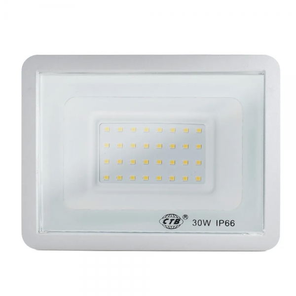 REFLETOR LED BLR-30F CARCAÇA BRANCA